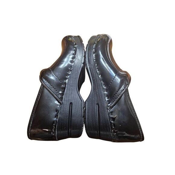 Bjorndal Ally Black Patent Leather Nursing Clogs Size 7 136217 Women’s EUC - Picture 5 of 9